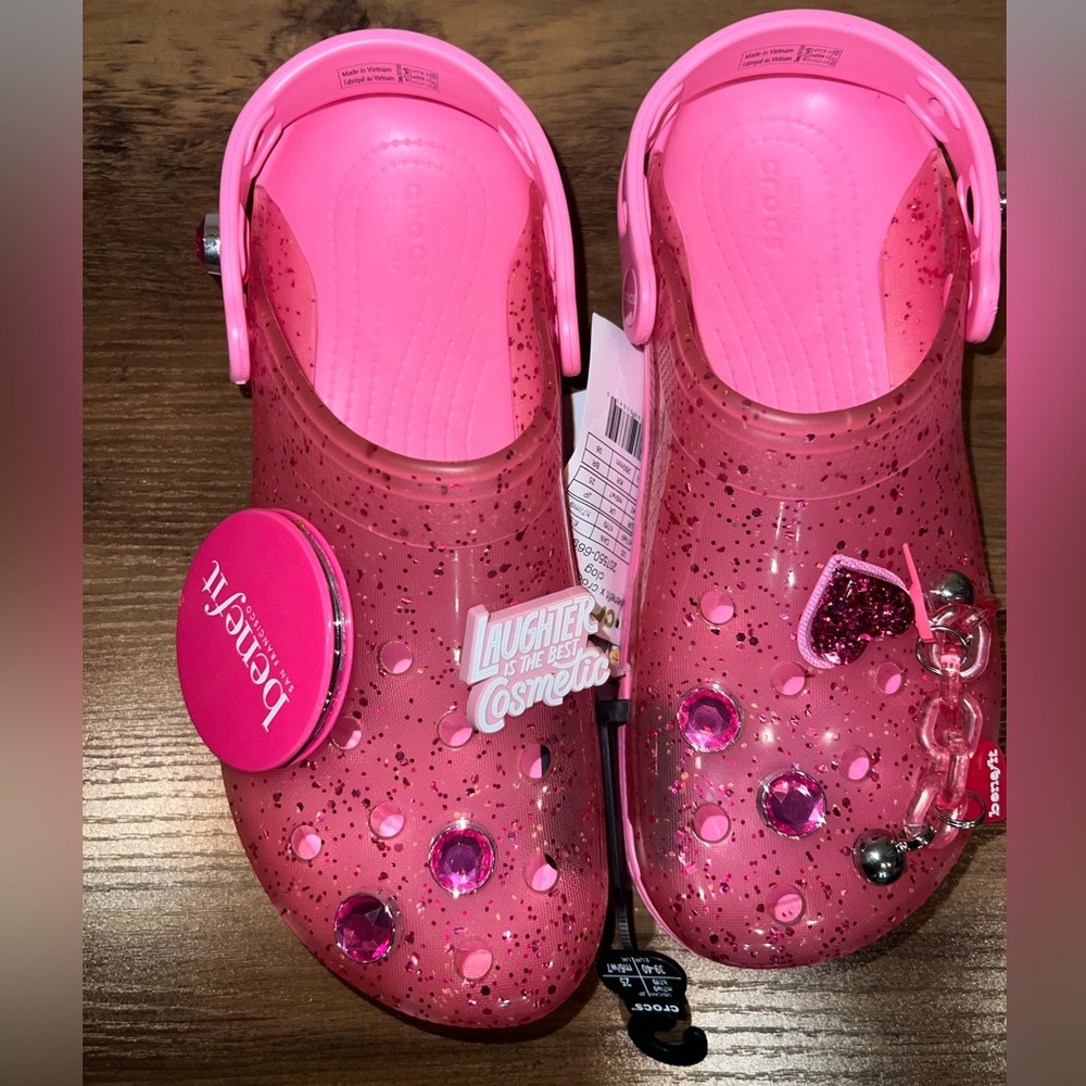 Benefit x CROCs collab Jelly CROC